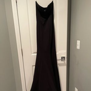 Black bridesmaid dress